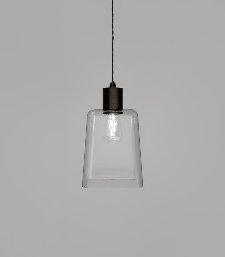 Parlour Square Obscured Glass Shade – End of Range, Glass Shade Only