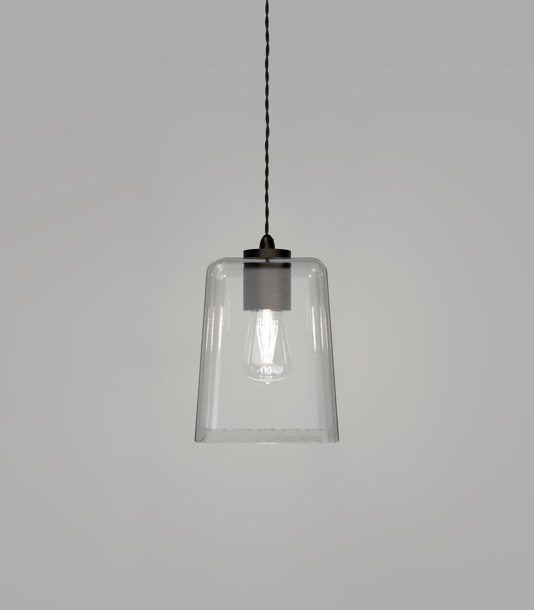 Parlour Square Obscured Glass Shade – End of Range, Glass Shade Only