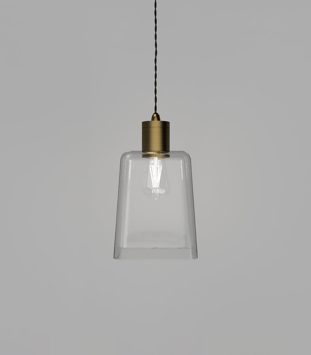 Parlour Square Obscured Glass Shade – End of Range, Glass Shade Only