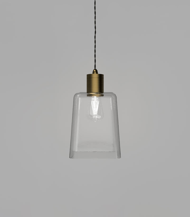 Parlour Square Obscured Glass Shade – End of Range, Glass Shade Only