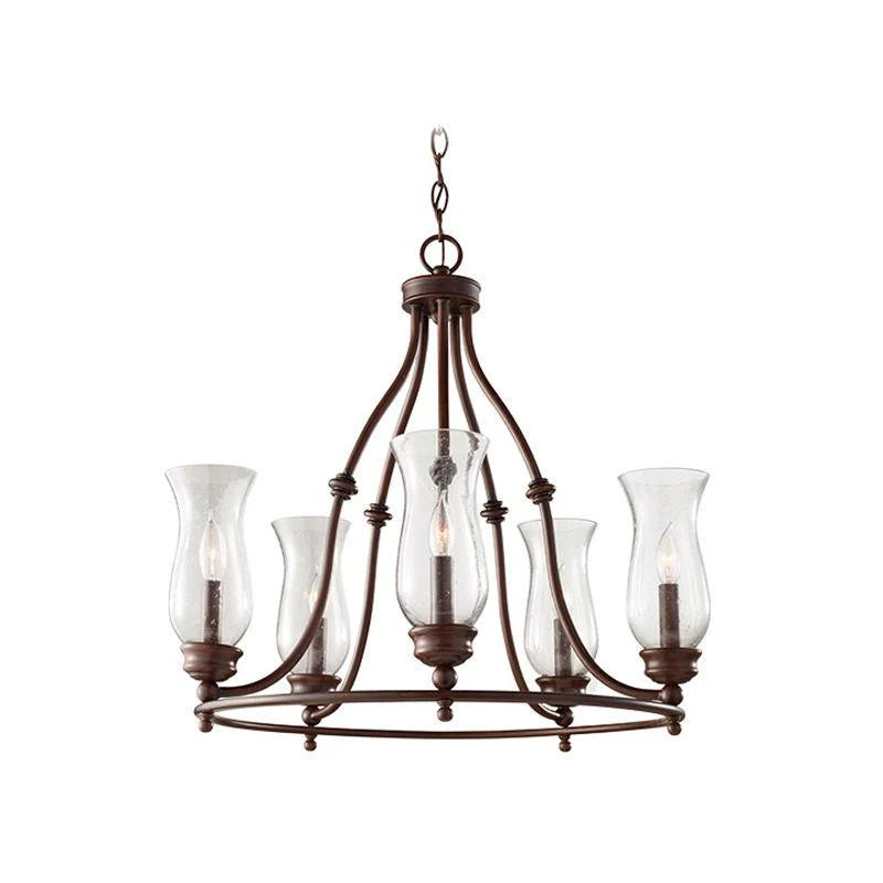 Pickering Lane 3Lt/5Lt/8Lt Chandelier E14 in Heritage Bronze Elstead Lighting - ELS.FE-PICKERING-LANE