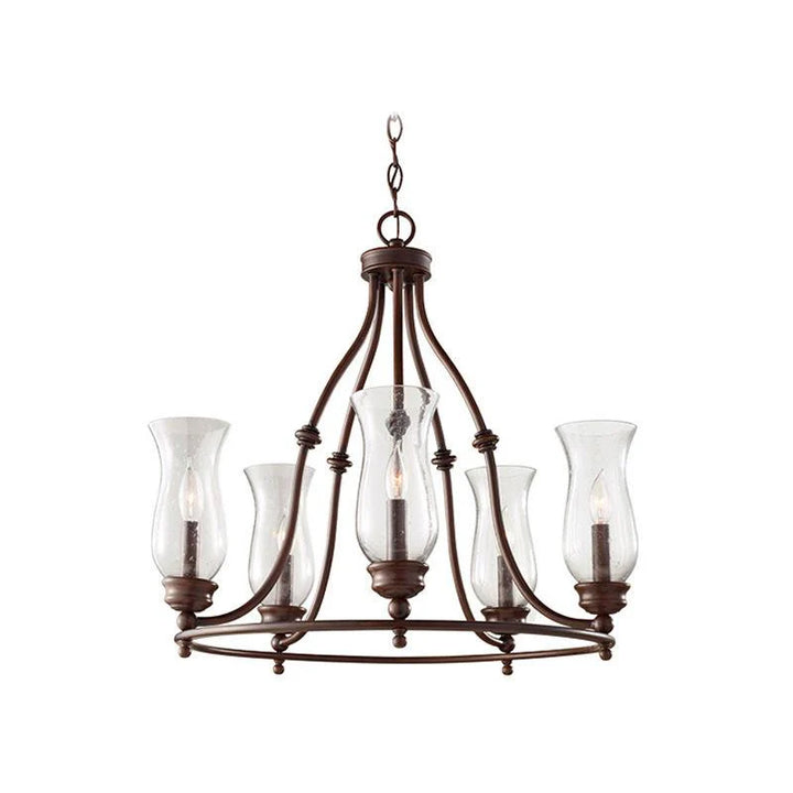 Pickering Lane 3Lt/5Lt/8Lt Chandelier E14 in Heritage Bronze Elstead Lighting - ELS.FE-PICKERING-LANE
