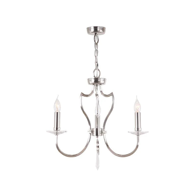 Pimlico Chandelier 3Lt/6Lt/9Lt E14 in Bronze/Nickel Elstead Lighting - ELS.PM3, ELS.PM6, ELS.PM9