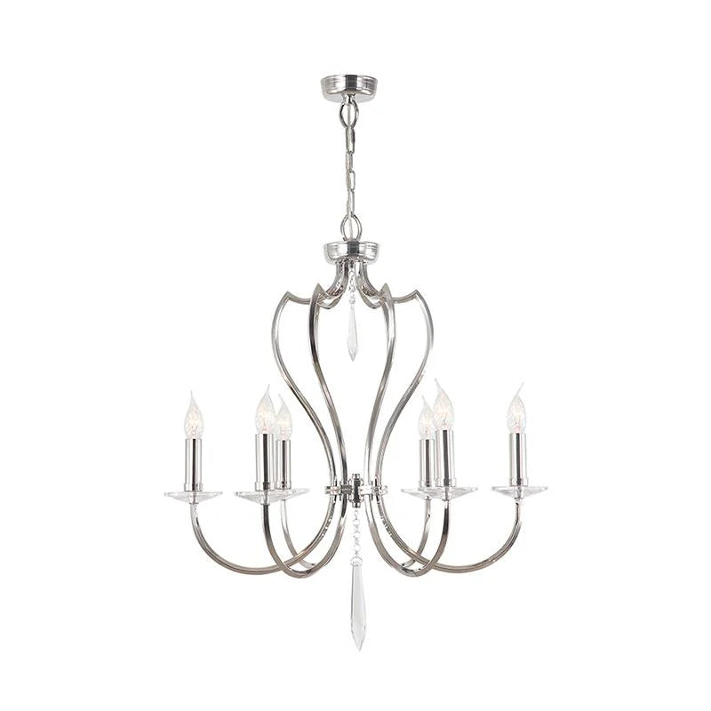 Pimlico Chandelier 3Lt/6Lt/9Lt E14 in Bronze/Nickel Elstead Lighting - ELS.PM3, ELS.PM6, ELS.PM9