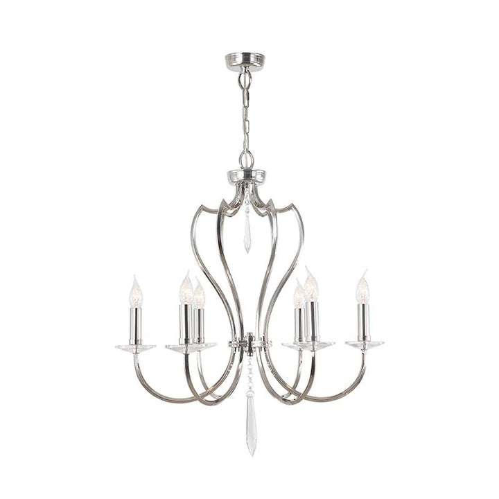 Pimlico Chandelier 3Lt/6Lt/9Lt E14 in Bronze/Nickel Elstead Lighting - ELS.PM3, ELS.PM6, ELS.PM9