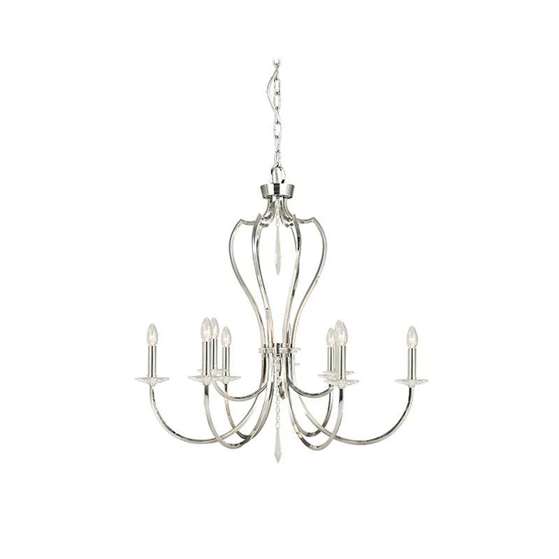 Pimlico Chandelier 3Lt/6Lt/9Lt E14 in Bronze/Nickel Elstead Lighting - ELS.PM3, ELS.PM6, ELS.PM9