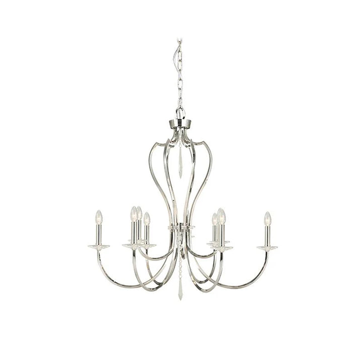 Pimlico Chandelier 3Lt/6Lt/9Lt E14 in Bronze/Nickel Elstead Lighting - ELS.PM3, ELS.PM6, ELS.PM9