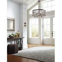 Piper Pendant Light 6Lt Round/Oval E14 in Espresso Elstead Lighting -ELS.KL-PIPER-6P, ELS.KL-PIPER-ISLE