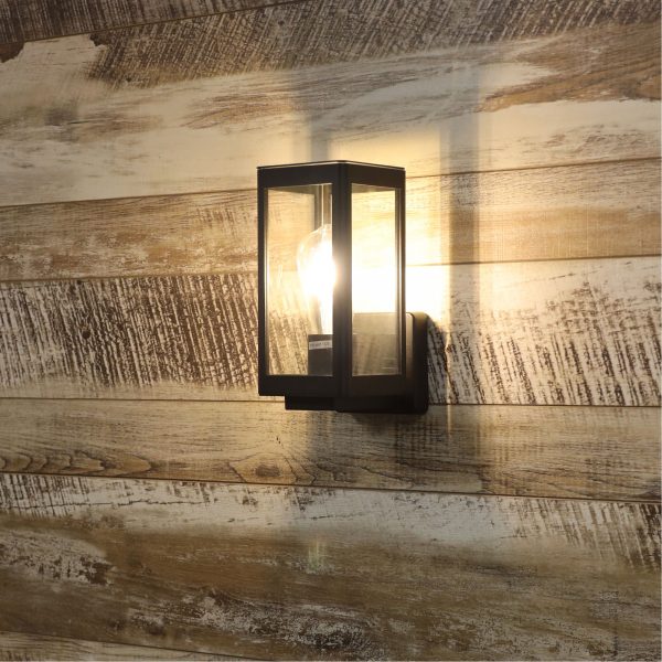 Portico Outdoor Wall Light – Black & White