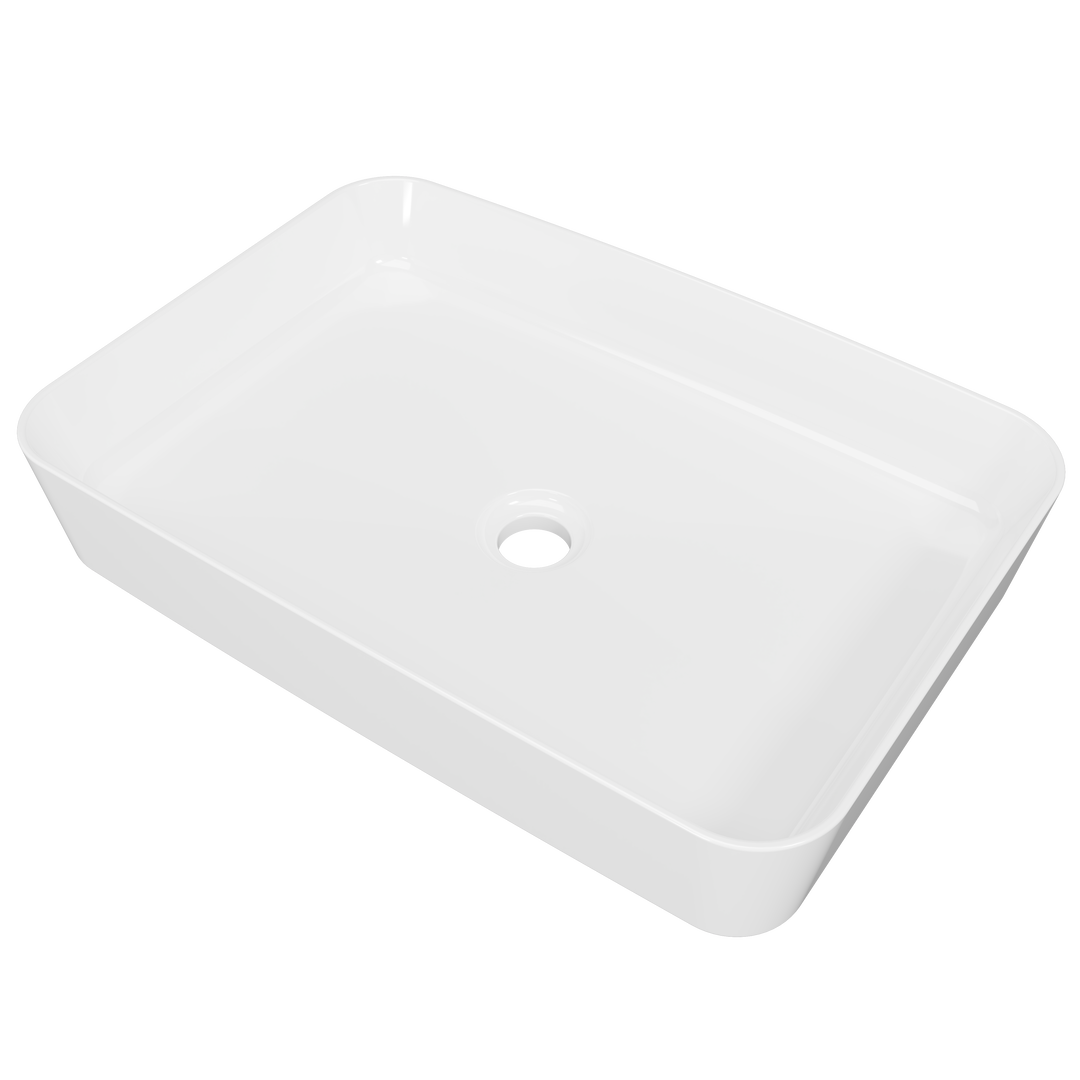 Quill Basin 600mm White Gloss