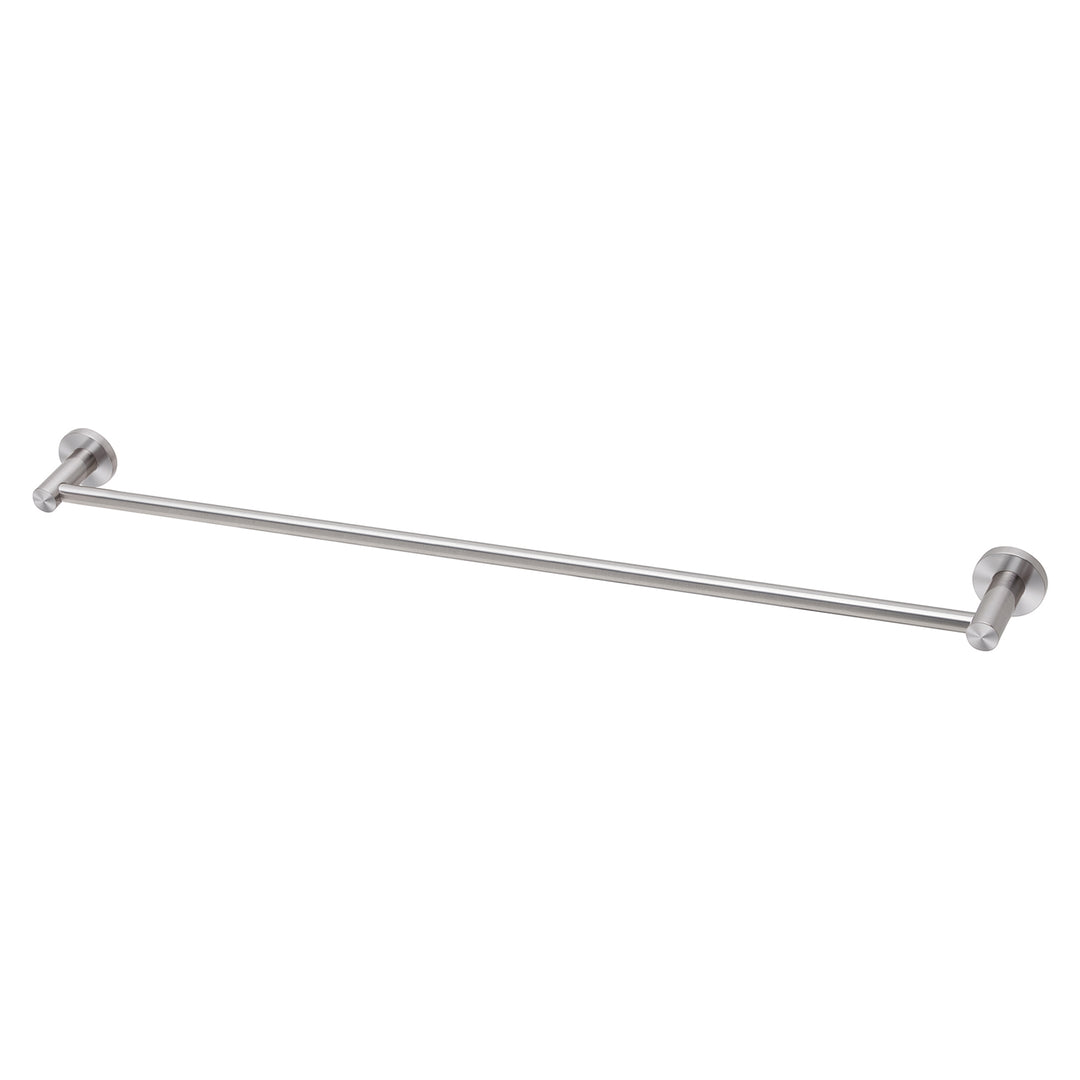 1 Radii SS 316 Single Towel Rail Round Plate 800mm , Accessories – Pilbara Bathroom Warehouse