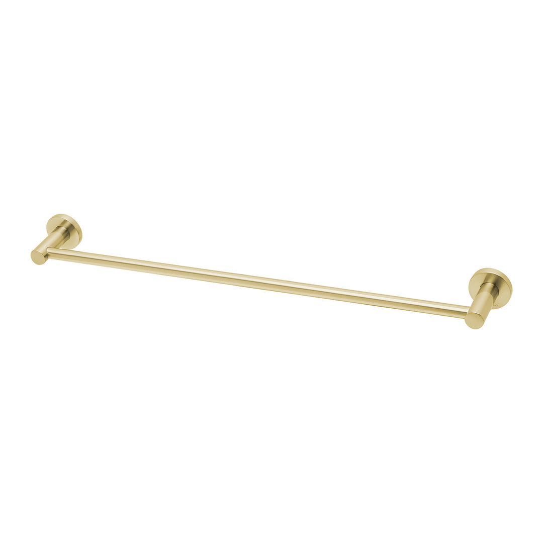 5 Radii Single Towel Rail 600mm Round Plate, Accessories – Pilbara Bathroom Warehouse