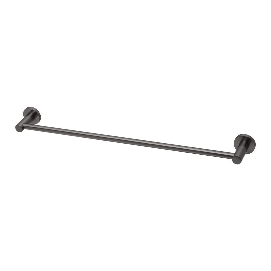 6 Radii Single Towel Rail 600mm Round Plate, Accessories – Pilbara Bathroom Warehouse