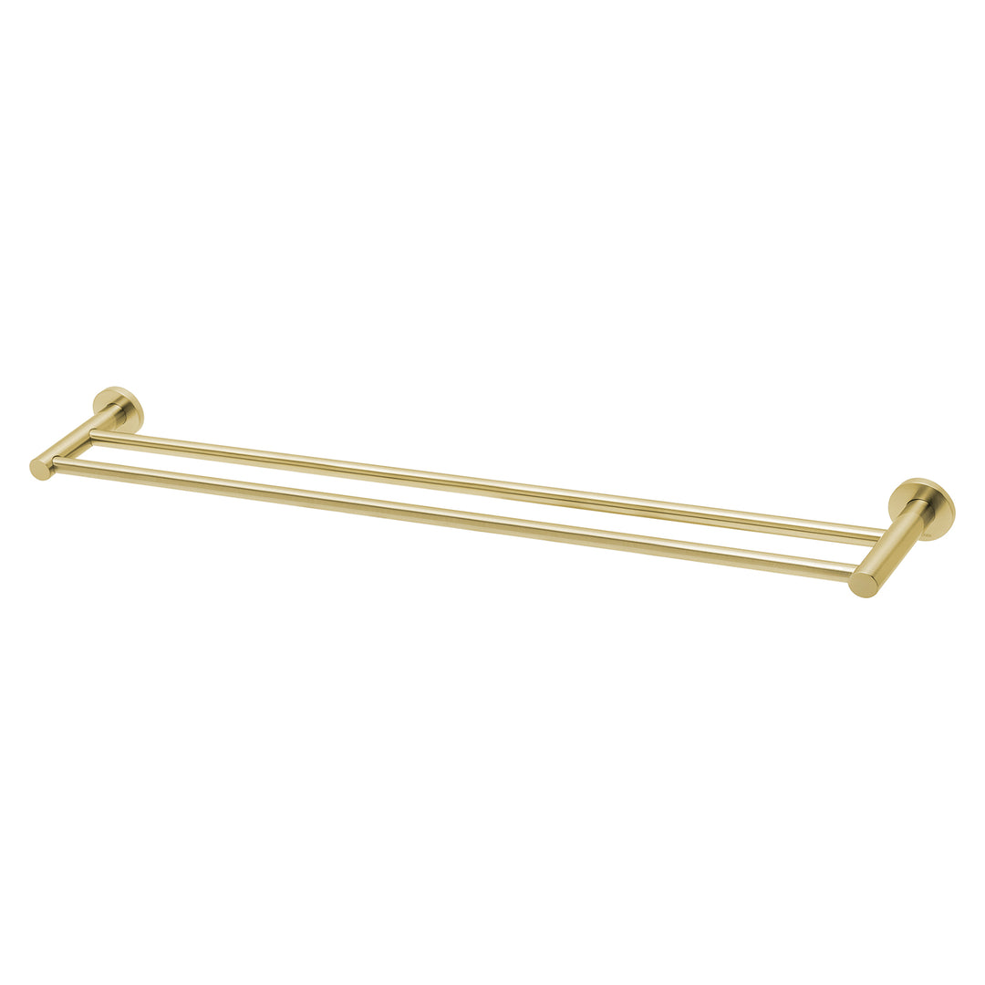 5 Radii Double Towel Rail 800mm Round Plate, Accessories – Pilbara Bathroom Warehouse