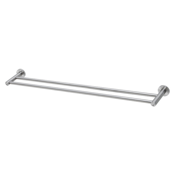 1 Radii SS 316 Double Towel Rail Round Plate 800mm , Accessories – Pilbara Bathroom Warehouse