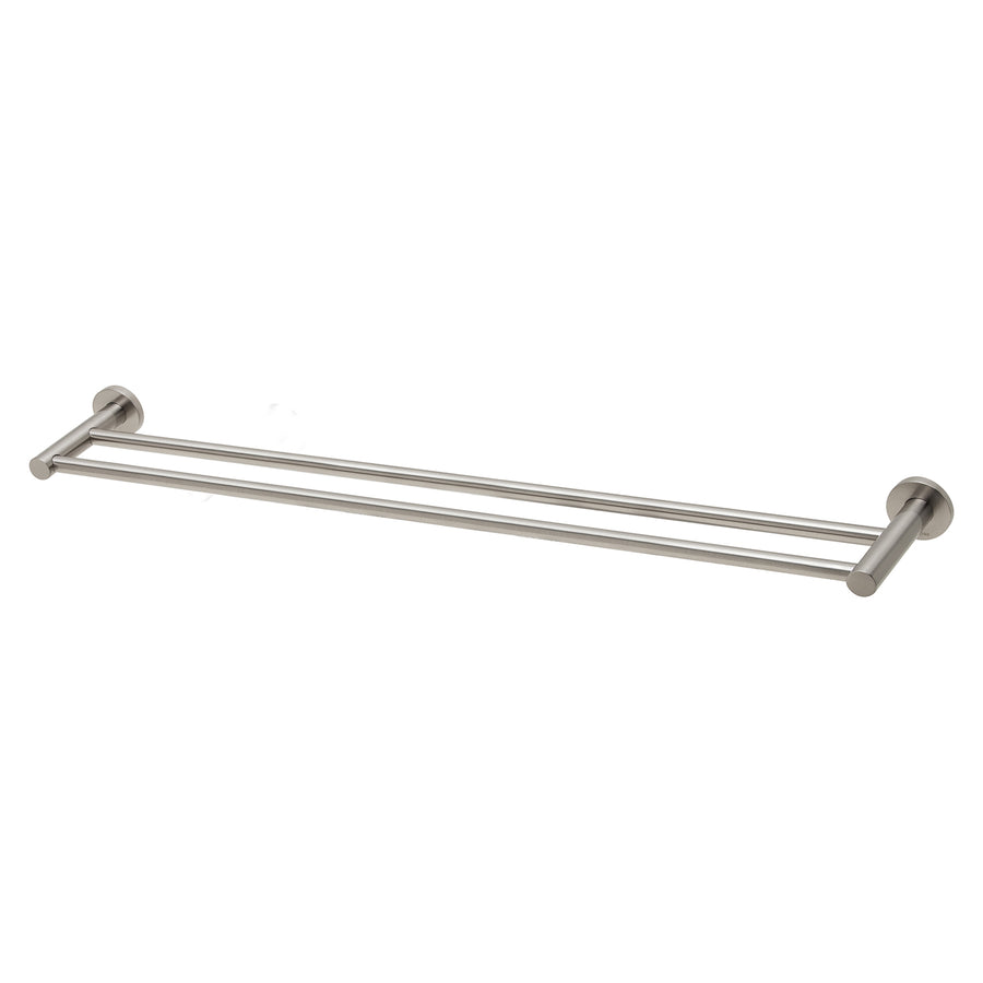 1 Radii Double Towel Rail 800mm Round Plate, Accessories – Pilbara Bathroom Warehouse