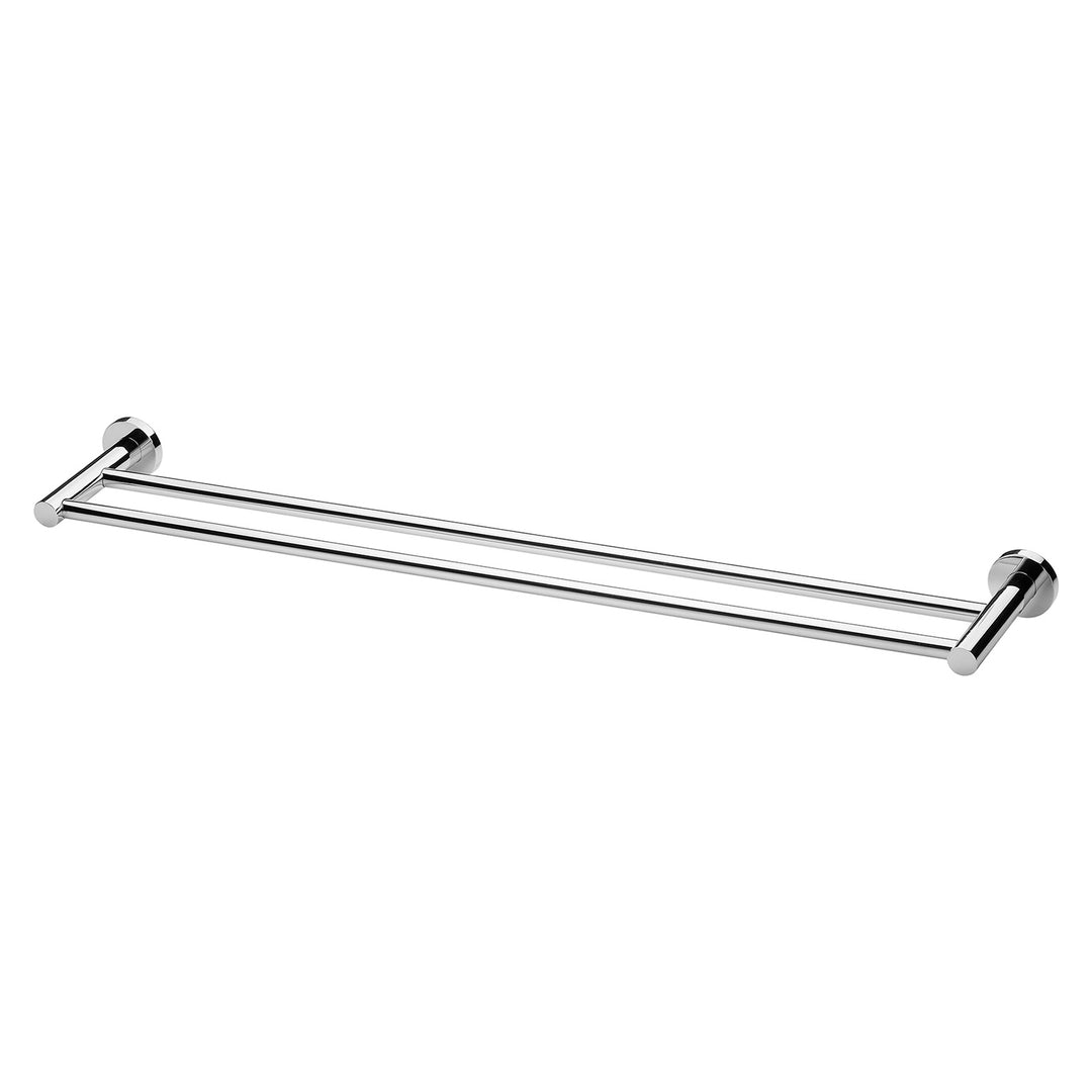 3 Radii Double Towel Rail 800mm Round Plate, Accessories – Pilbara Bathroom Warehouse