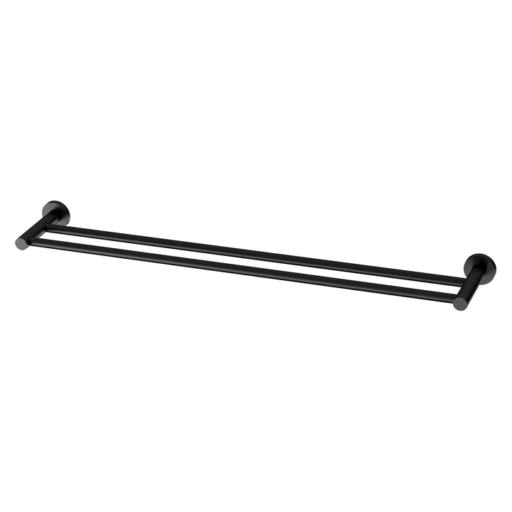4 Radii Double Towel Rail 800mm Round Plate, Accessories – Pilbara Bathroom Warehouse