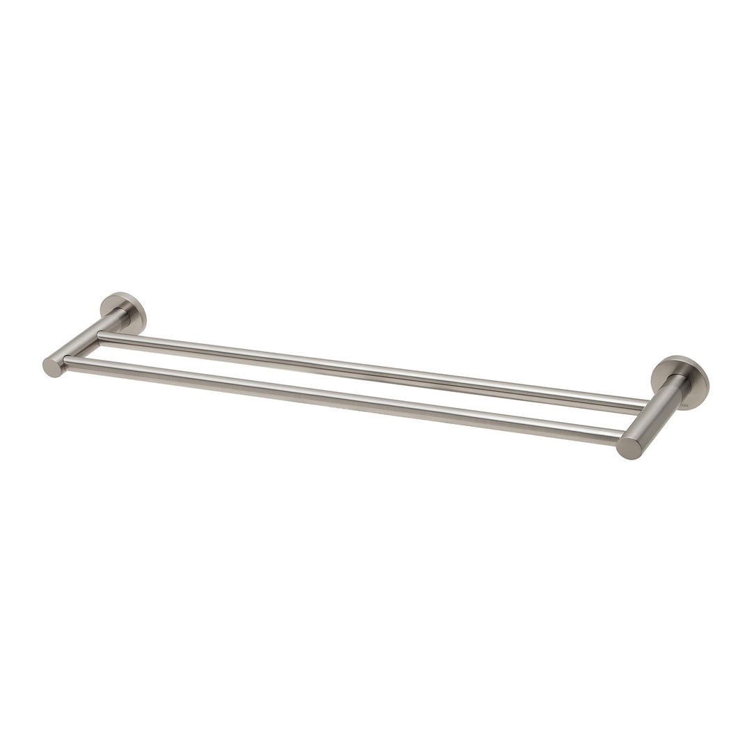 1 Radii Double Towel Rail 600mm Round Plate, Accessories – Pilbara Bathroom Warehouse