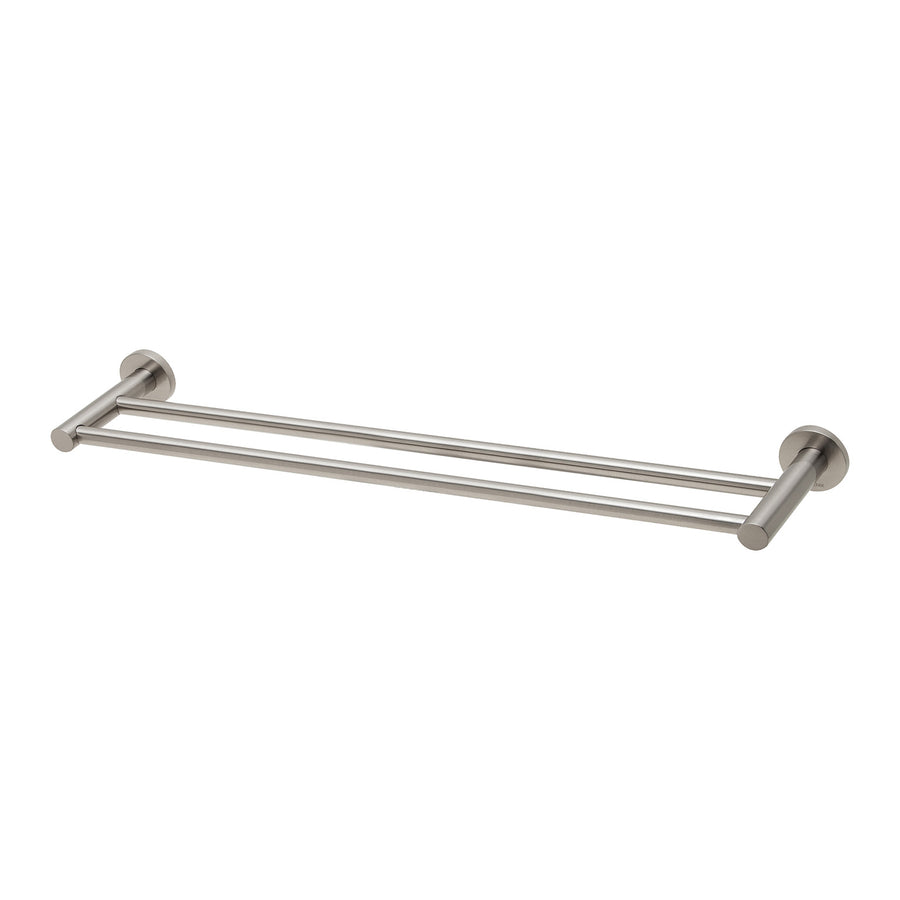 1 Radii Double Towel Rail 600mm Round Plate, Accessories – Pilbara Bathroom Warehouse