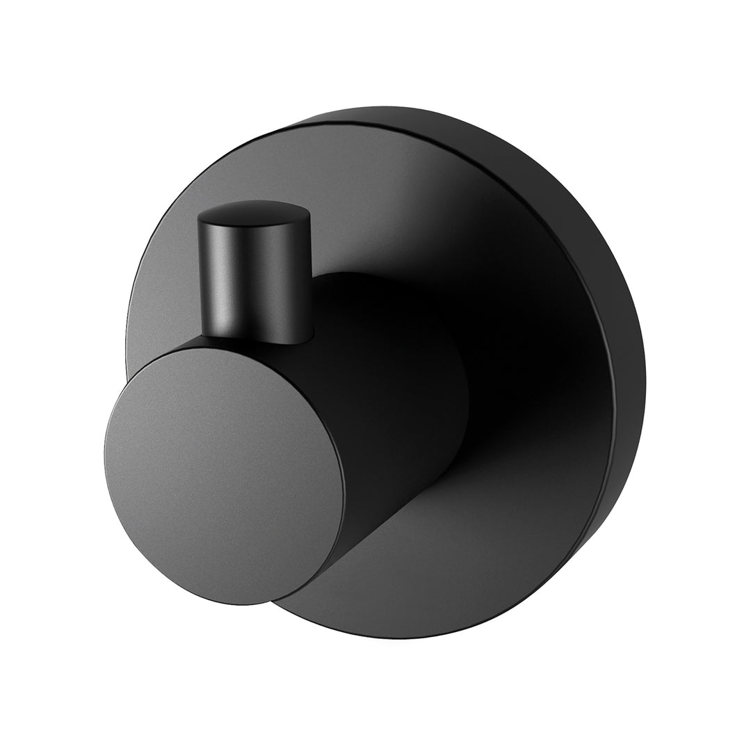 4 Radii Robe Hook Round Plate, Accessories – Pilbara Bathroom Warehouse