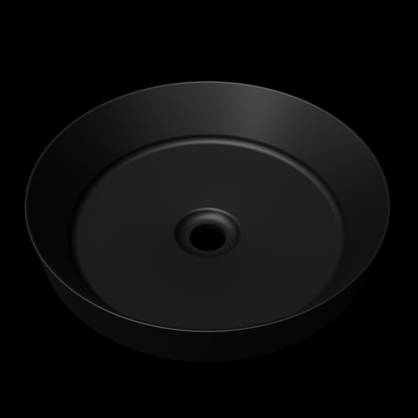 Radius Basin 400mm Black Matt