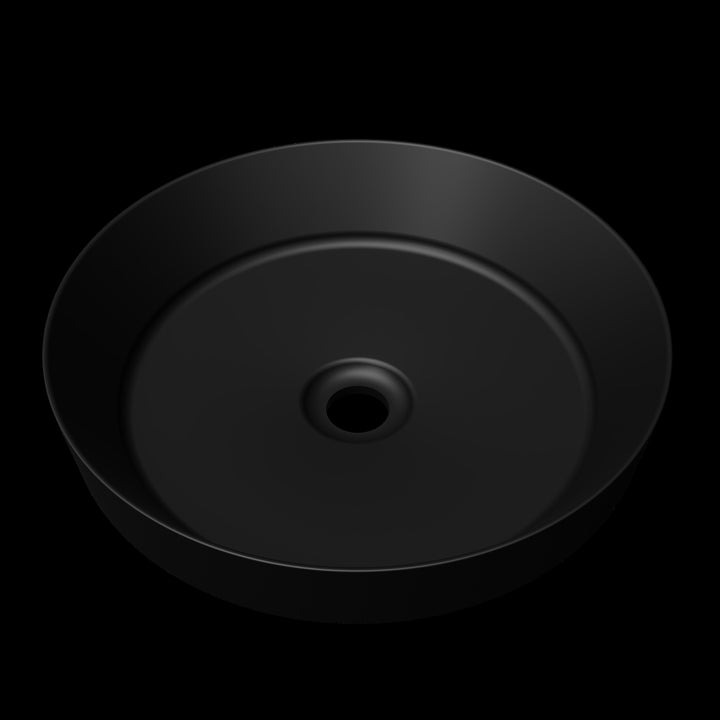 Radius Basin 400mm Black Matt