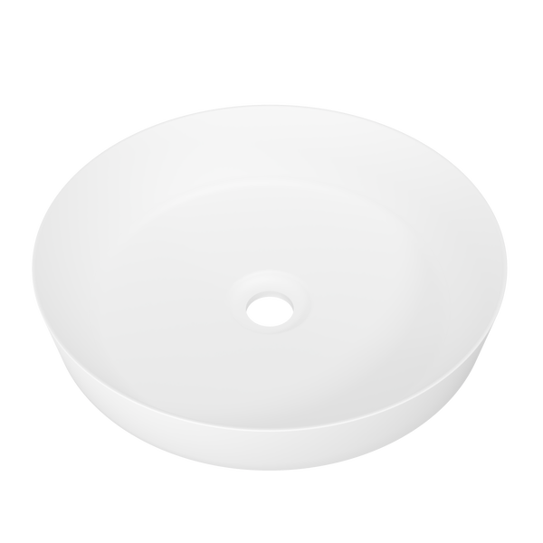 Radius Basin 400mm White Matt