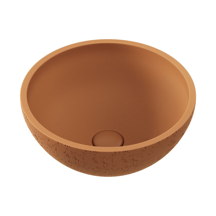 Alba Round Concrete Above Counter Basin, Tuscan – Pilbara Bathroom Warehouse Perth and regional Western Australia
