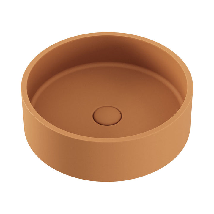 Jada Round Concrete Above Counter Basin, Tuscan – Pilbara Bathroom Warehouse Perth and regional Western Australia