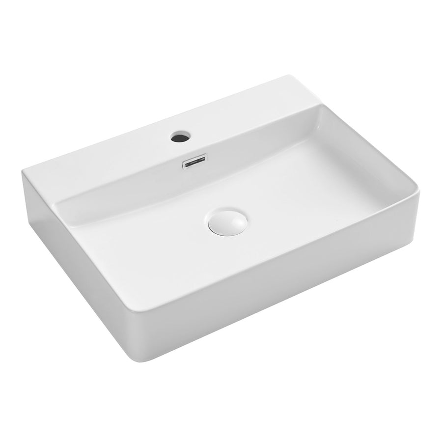 Petra 600 Above Counter Basin, 1 Tap Hole – Pilbara Bathroom Warehouse Perth and regional Western Australia
