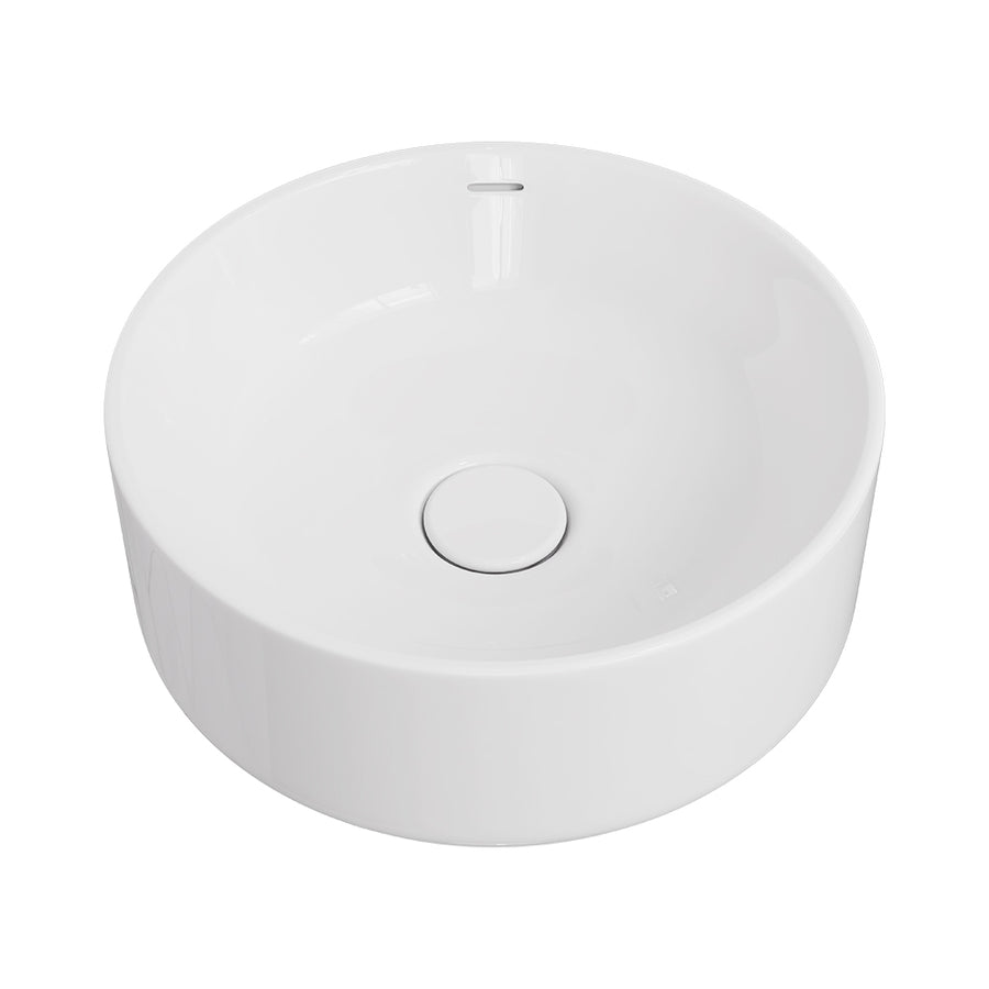 Reba Luxe Above Counter Basin, Gloss White – Pilbara Bathroom Warehouse Perth and regional Western Australia