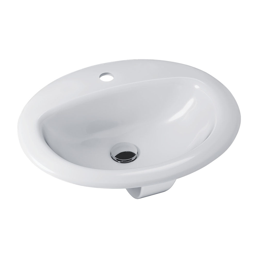 Stella Fully-Inset Basin, 1 Tap Hole – Pilbara Bathroom Warehouse Perth and regional Western Australia