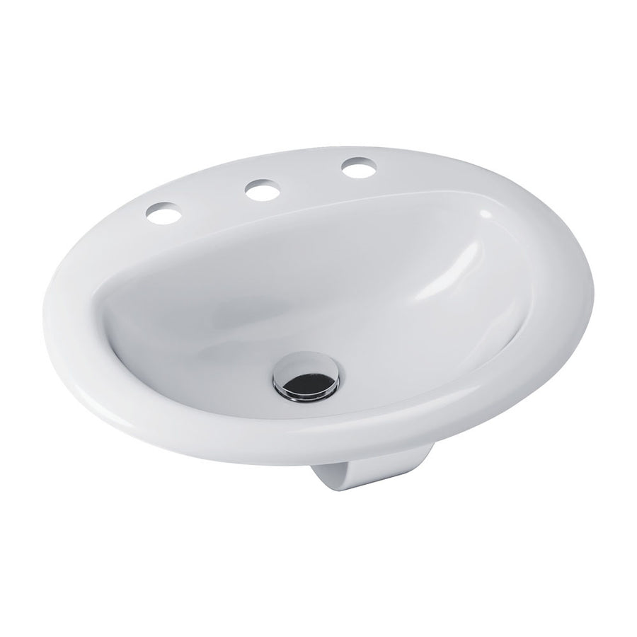 Stella Fully-Inset Basin, 3 Tap Holes – Pilbara Bathroom Warehouse Perth and regional Western Australia