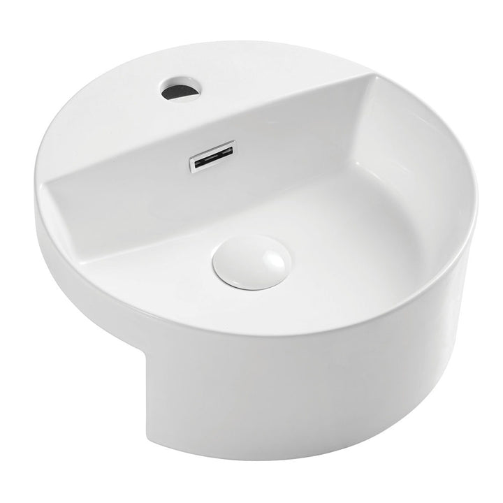 Reba Semi-Recessed Basin With Tap Hole – Pilbara Bathroom Warehouse Perth and regional Western Australia