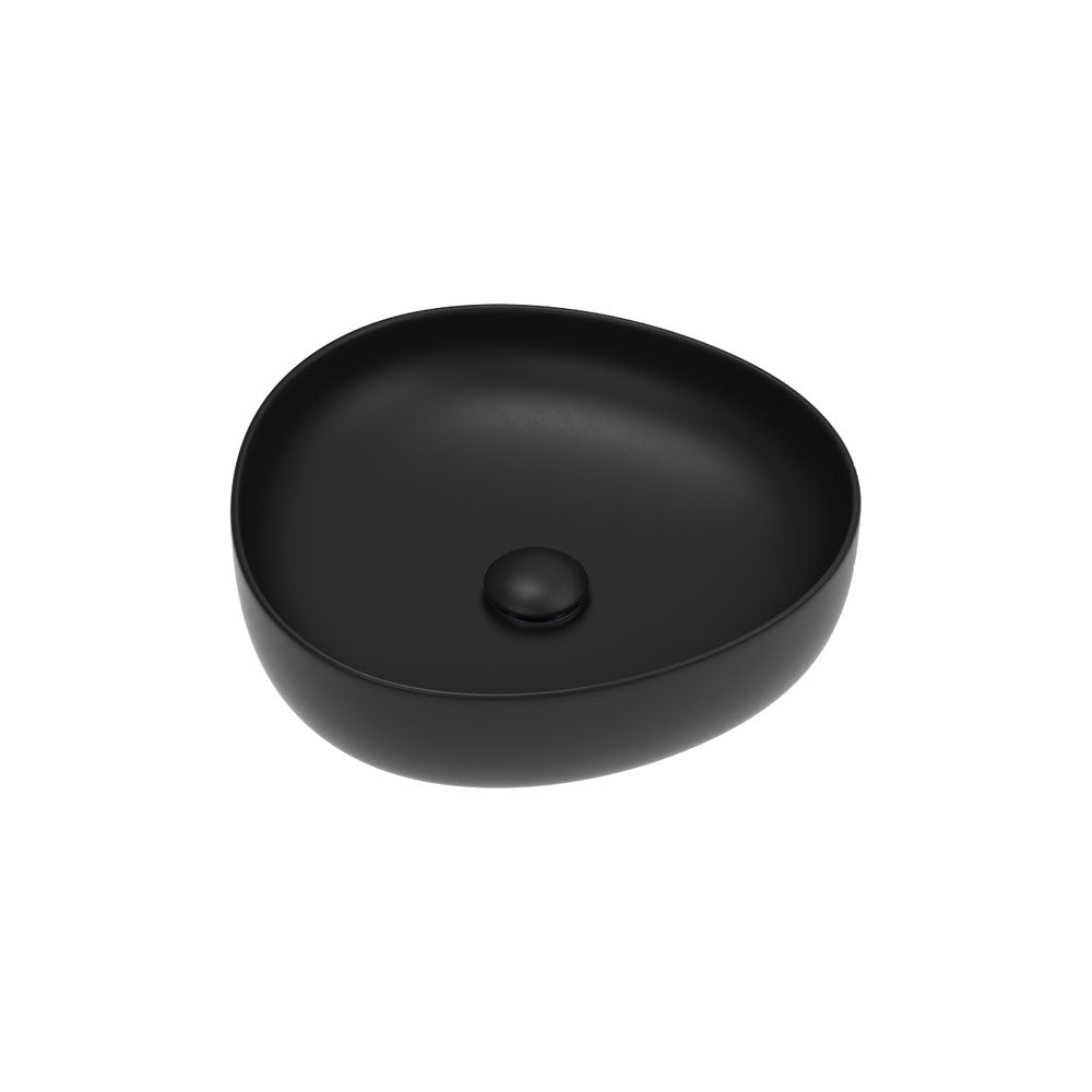 Pebble Small Above Counter Basin, Matte Black – Pilbara Bathroom Warehouse Perth and regional Western Australia