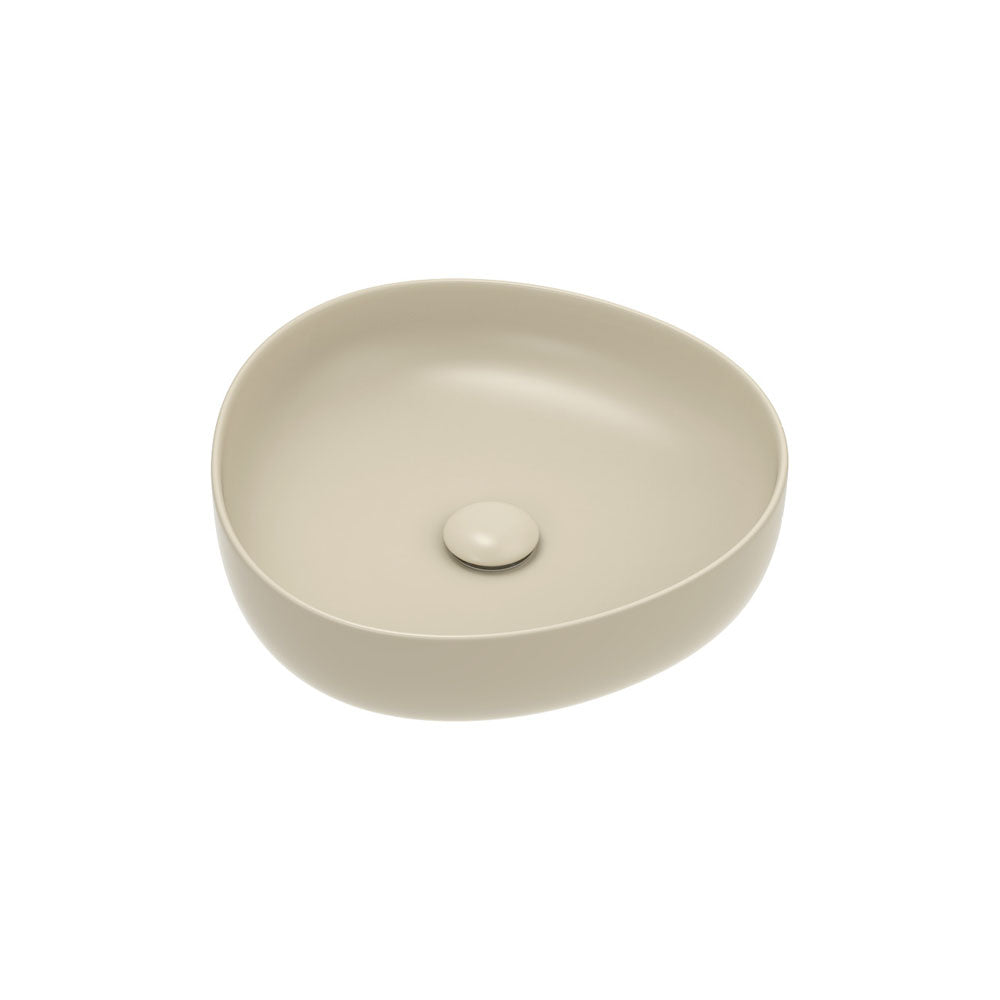 Pebble Small Above Counter Basin, Matte Khaki – Pilbara Bathroom Warehouse Perth and regional Western Australia