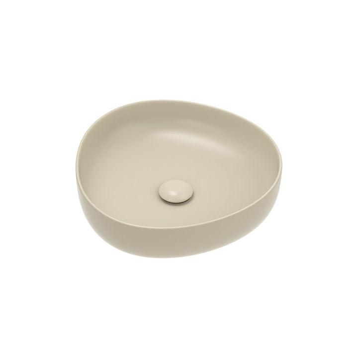 Pebble Small Above Counter Basin, Matte Khaki – Pilbara Bathroom Warehouse Perth and regional Western Australia