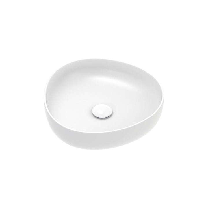 Pebble Small Above Counter Basin, Matte White – Pilbara Bathroom Warehouse Perth and regional Western Australia