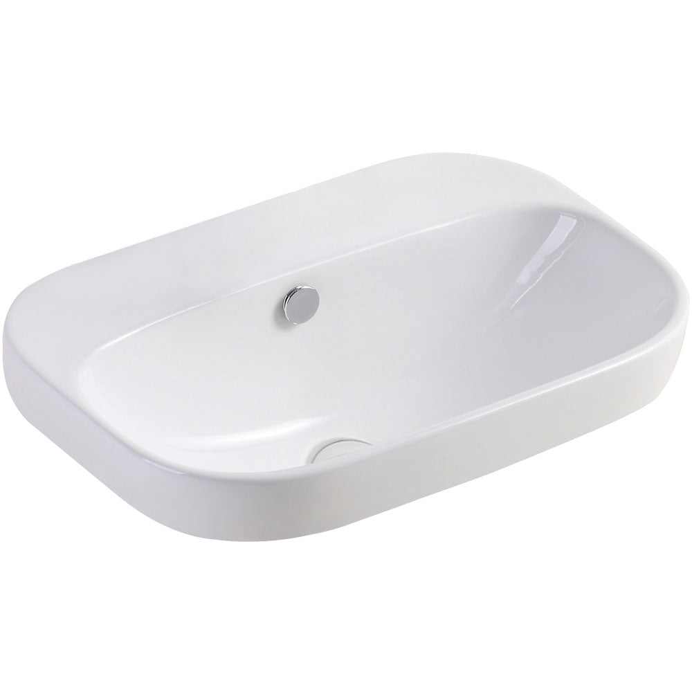 Parisa Semi-Inset Basin, No Tap Hole – Pilbara Bathroom Warehouse Perth and regional Western Australia
