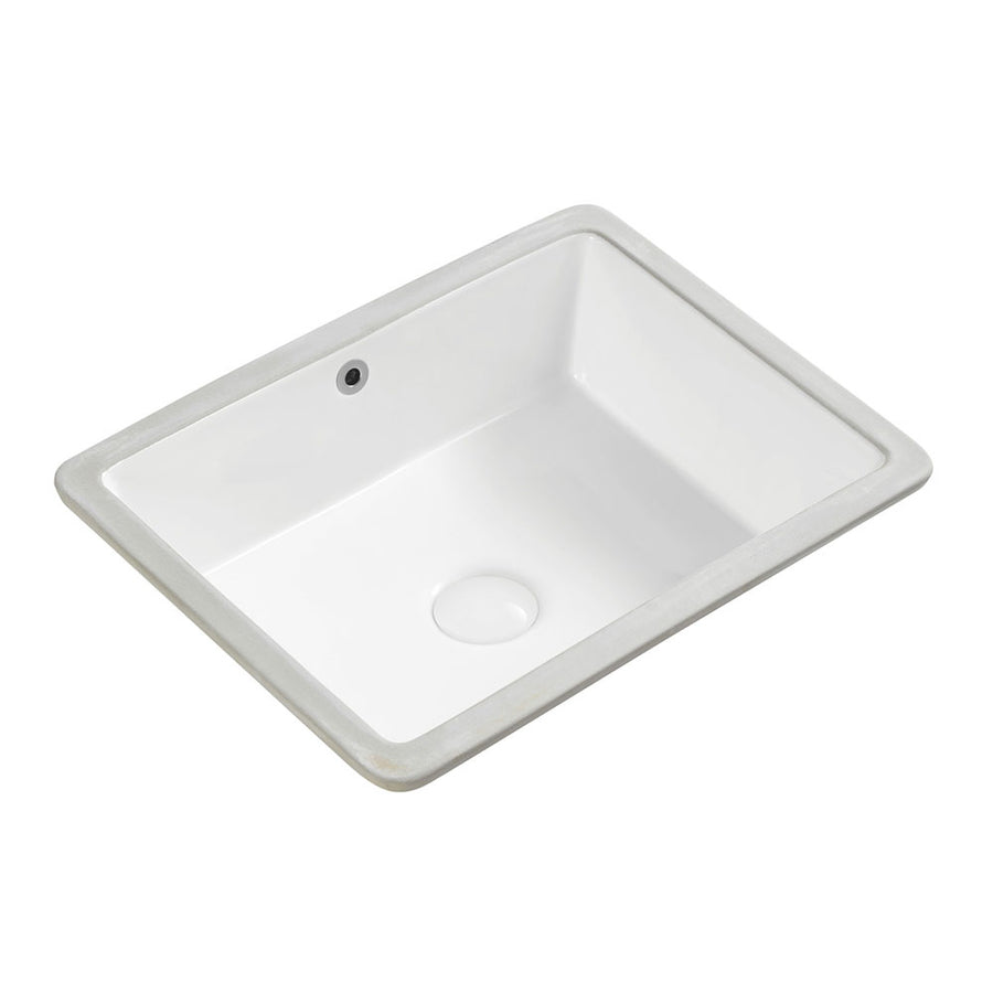 Koko Gloss White Undermount Basin – Classic White Bathroom Sink – Pilbara Bathroom Warehouse Perth and regional Western Australia