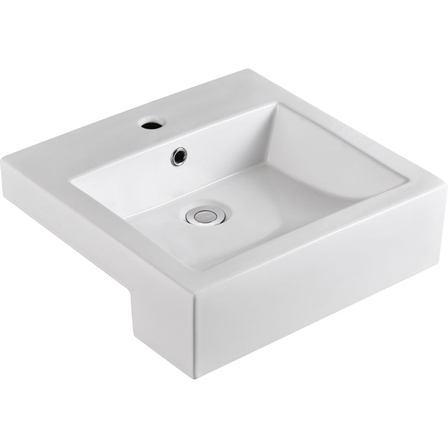 Jacinta Semi-Recessed Basin – Contemporary Recessed Vanity Basin – Pilbara Bathroom Warehouse Perth and regional Western Australia