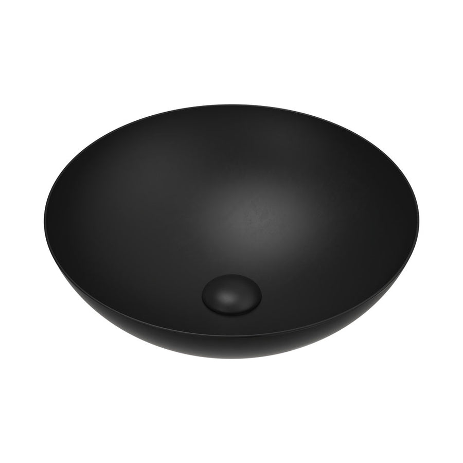 Aluca Above Counter Basin Matte Black – Striking Matte Bathroom Basin – Pilbara Bathroom Warehouse Perth and regional Western Australia