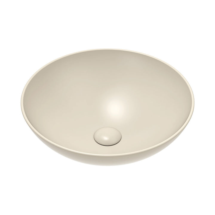 Aluca Above Counter Basin Matte Khaki – Modern Organic Basin Finish – Pilbara Bathroom Warehouse Perth and regional Western Australia