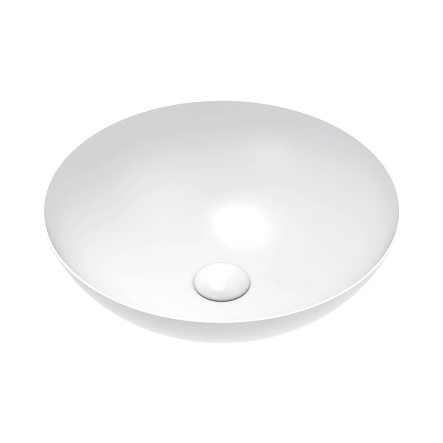 Aluca Above Counter Basin Matte White – Elegant Minimalist Basin – Pilbara Bathroom Warehouse Perth and regional Western Australia