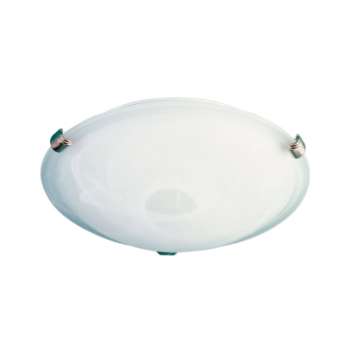 REMO 30 Alabaster Glass Oyster Light with E27 Fitting