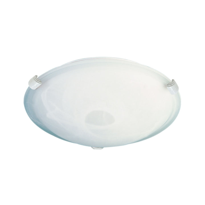 REMO 30 Alabaster Glass Oyster Light with E27 Fitting