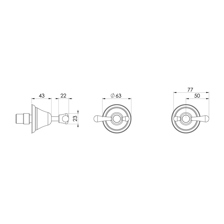 Rhapsody Lever Wall Top Assemblies