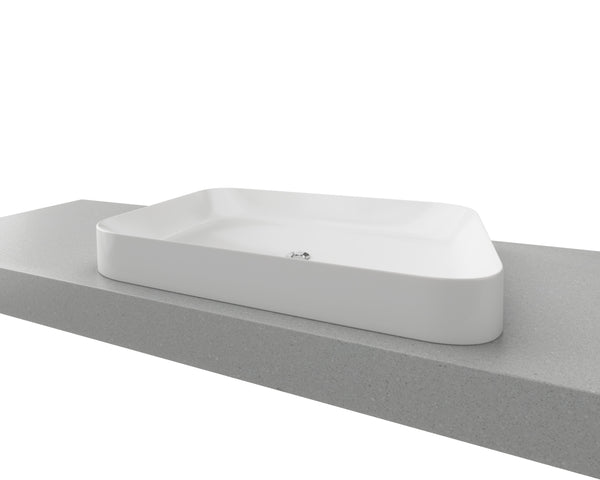 Rome Basin 600mm White Gloss