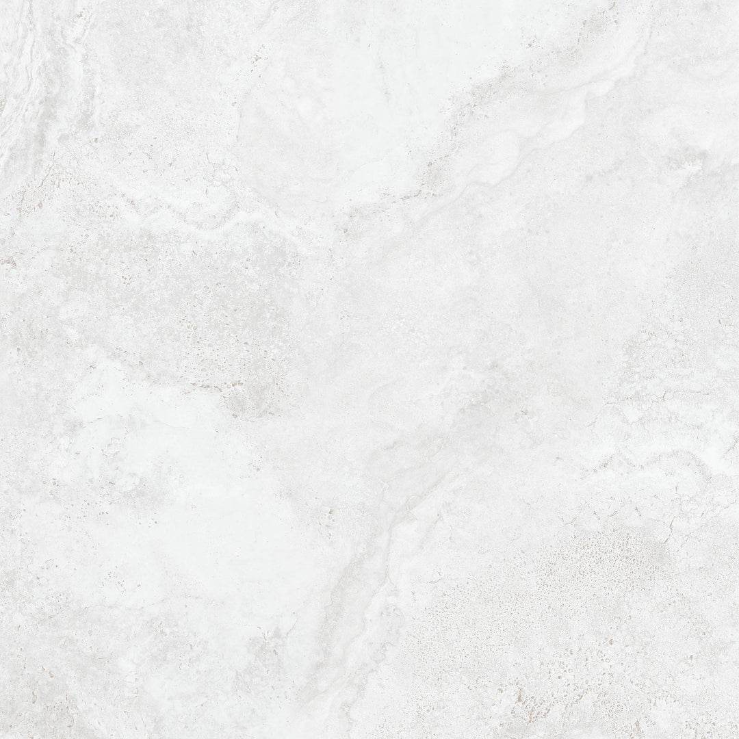Roman Travertine Bianco Matt Porcelain Tile 600 x 600